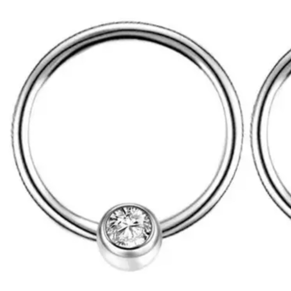 Captive Rhinestone Bead Earrings - Picture 4 of 4